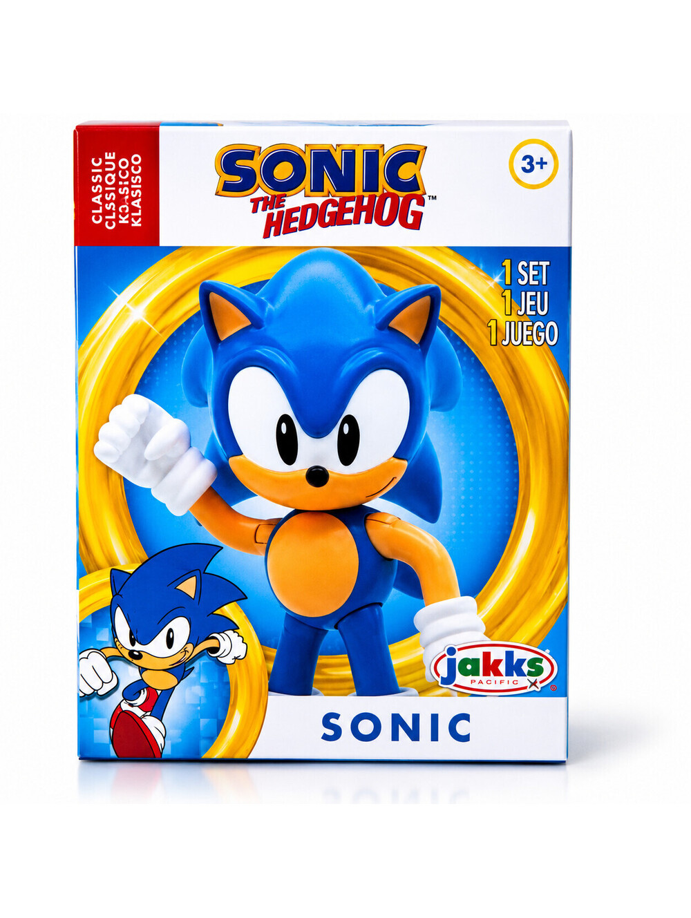 Jakks Pacific Sonic The Hedgehog 2.5" Action Figure Classic Collectible 1 Set